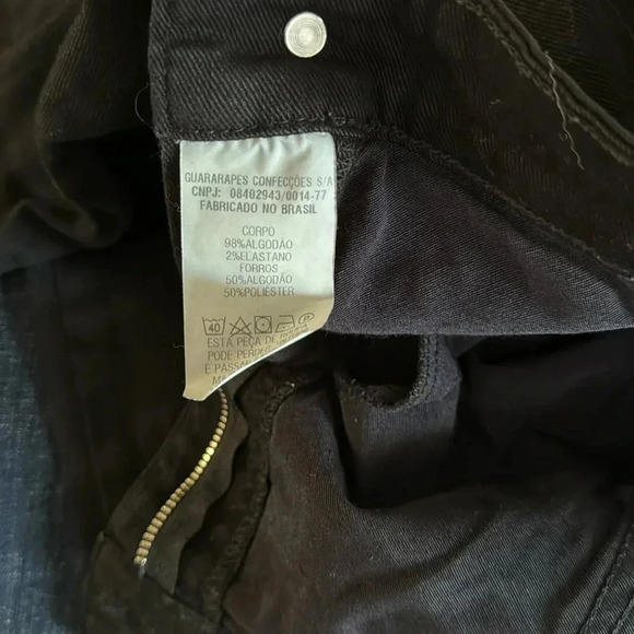 POOL STREET size 38 black cargo pants - Picture 5 of 5